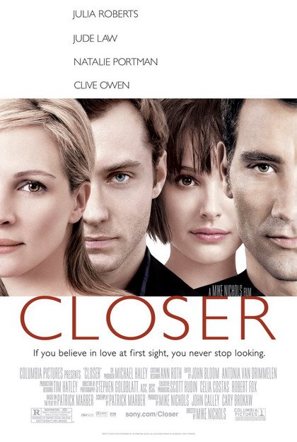 Poster đơn giản mà ấn tượng của "Closer".