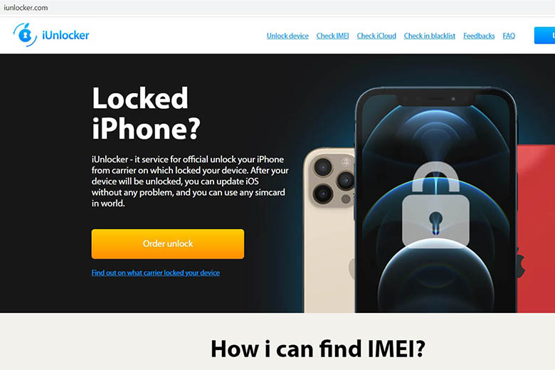 Web Check IMEI iPhone