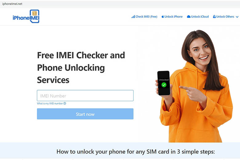 Web Check IMEI iPhone